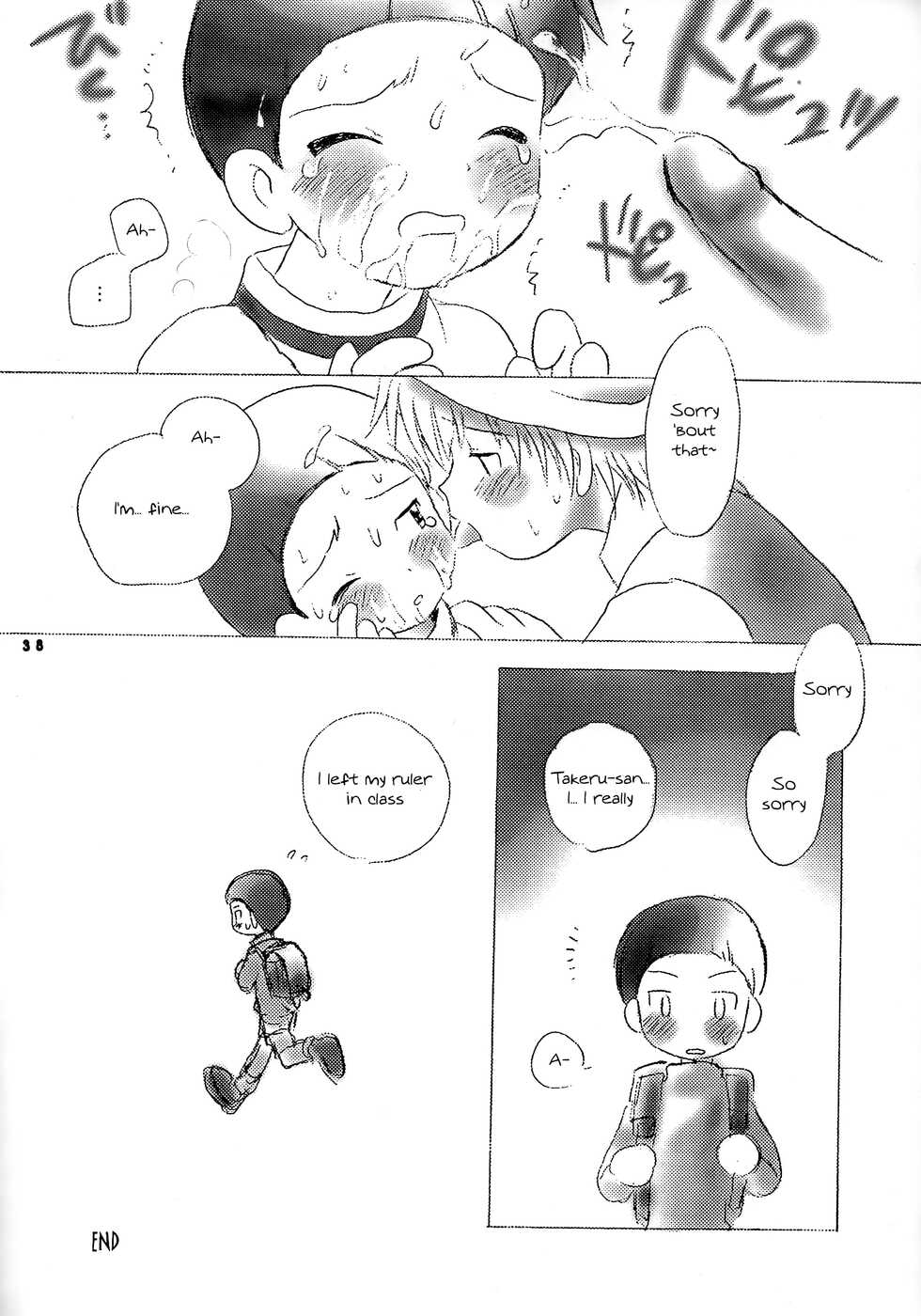 [Kuru Guru DNA (Hoshiai Hilo)] Seijitsu Na Hon (Digimon Adventure 02) [English] {Chin²} - Page 37