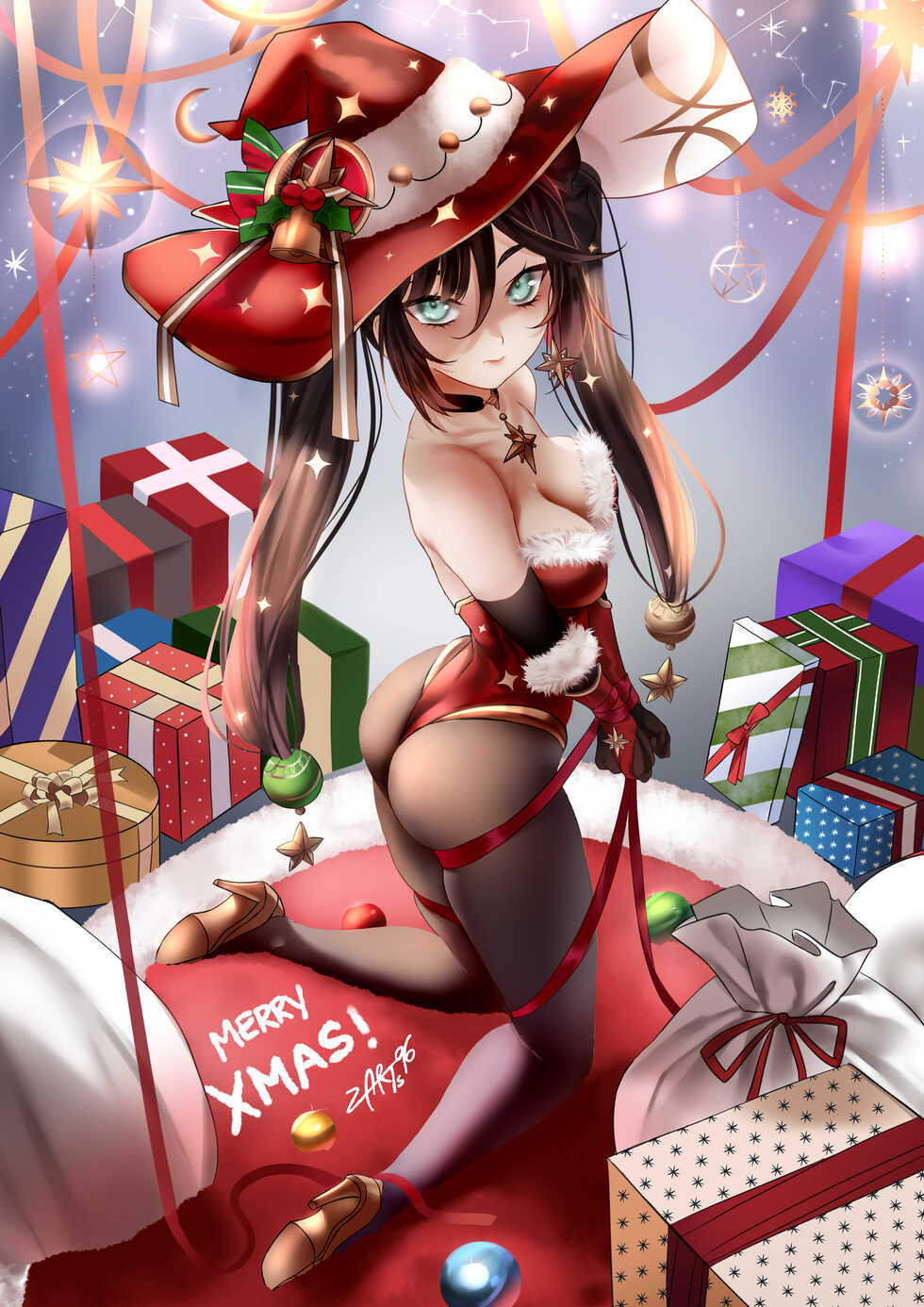 [Zasshu] Mona (Christmas) (Genshin Impact) - Page 10
