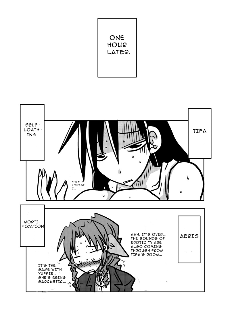 [Amahara Teikoku (Amahara)] Tonari no Heya no Aegigoe / Heavy Breathing in the Room Next to Mine (Final Fantasy VII) [English] - Page 20