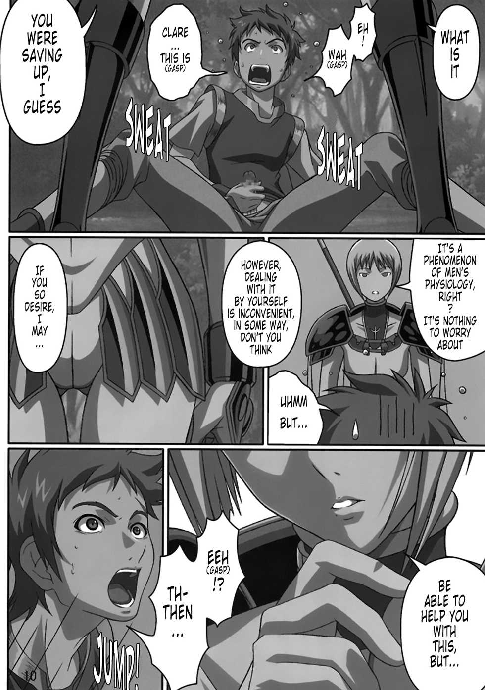 (C72) [Lost Rarities (Takapiko)] Industrial (Claymore) [English] [Tonigobe] - Page 9
