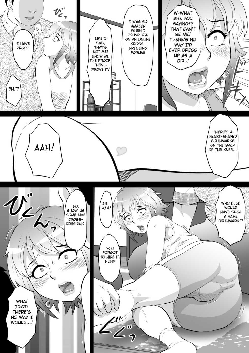 [Fuusen Club "Kuroshiki!" (Fuusen Club)] Ore ga Otokonoko ni Naru Wake ga Nai! [English] [Fated Circle] - Page 7