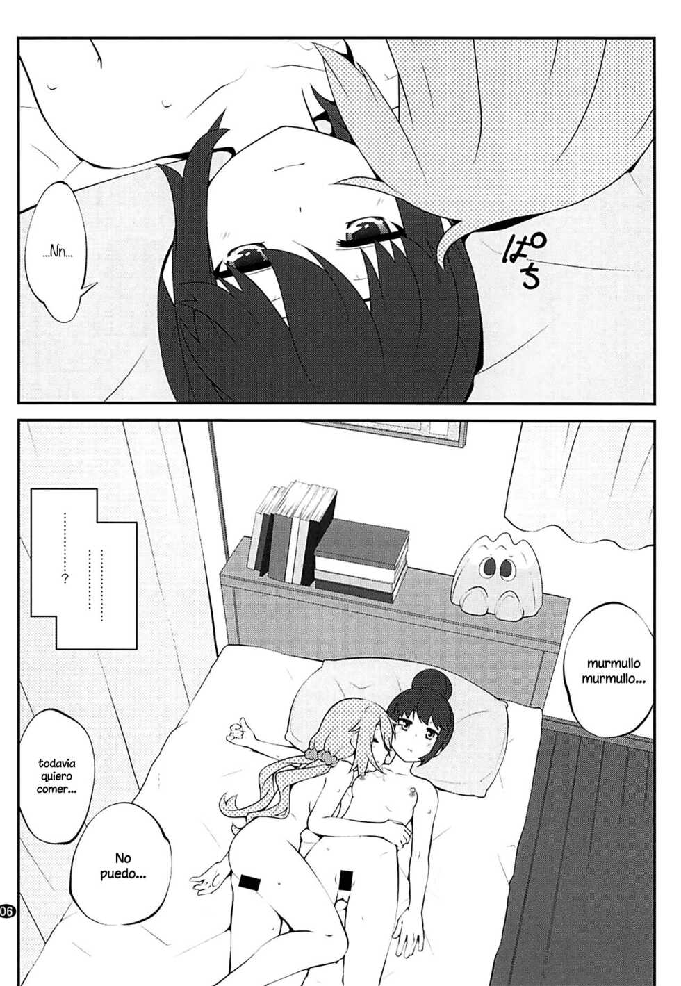 (C94) [Purimomo (Goyac)] Sankakkei no, Himitsu | Triangulo Secreto (Yuru Camp) [Spanish] - Page 5