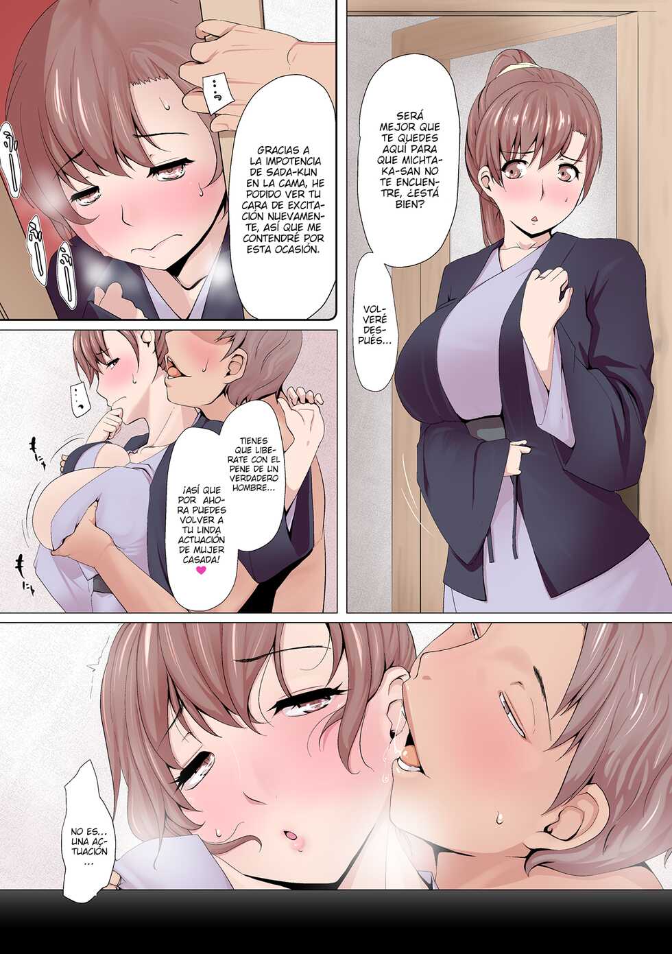 [Ver9] Oku-sama wa Aitsu no Niku Onaho ni Narimashita [Spanish] [Pildora Roja Traducciones] - Page 33