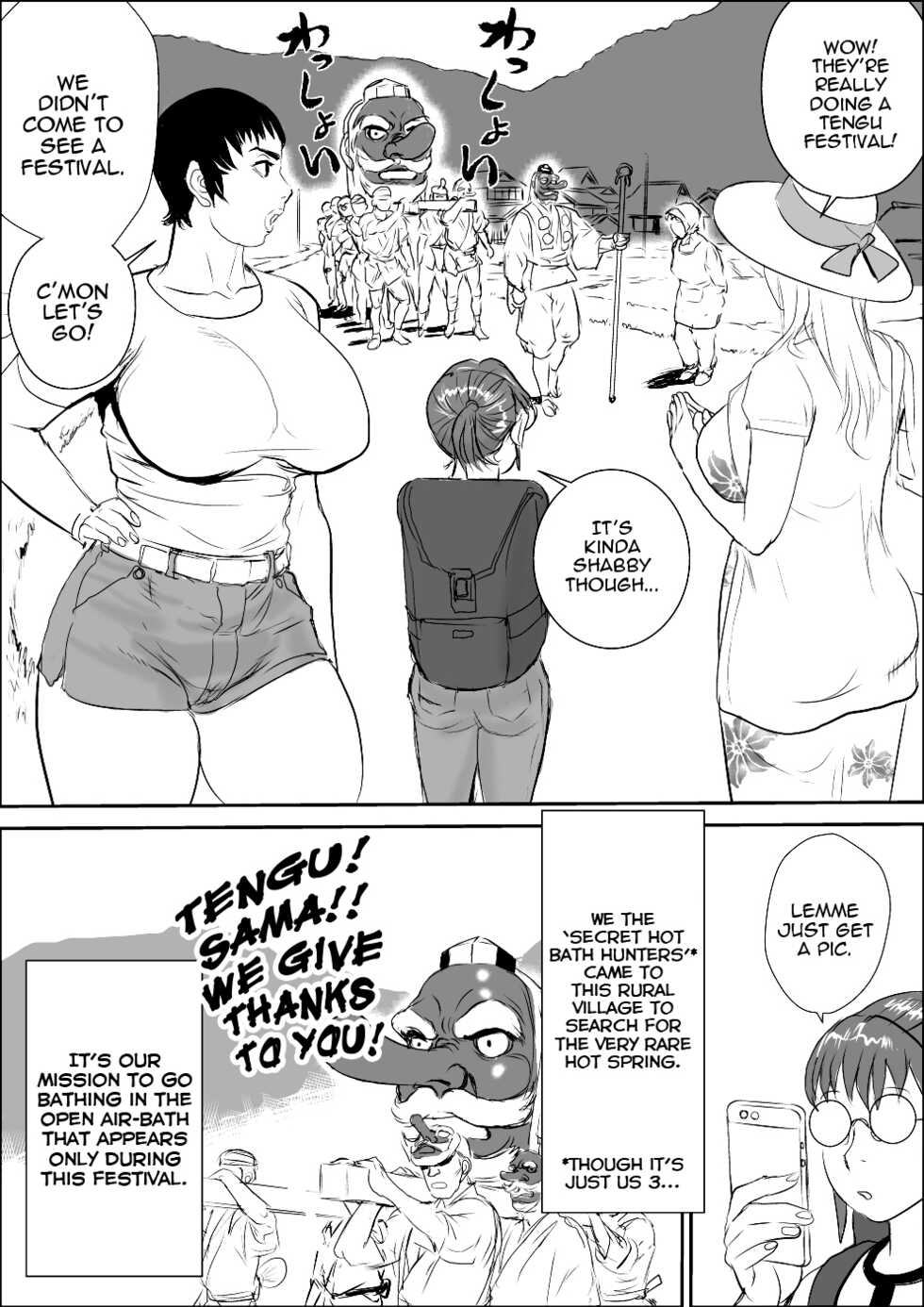 [Jinsukeya (Jinsuke)] Tengu-sama no Kamikakushi | Being Spirted Away by Tengus [English] {Stopittarpit} [Digital] - Page 4