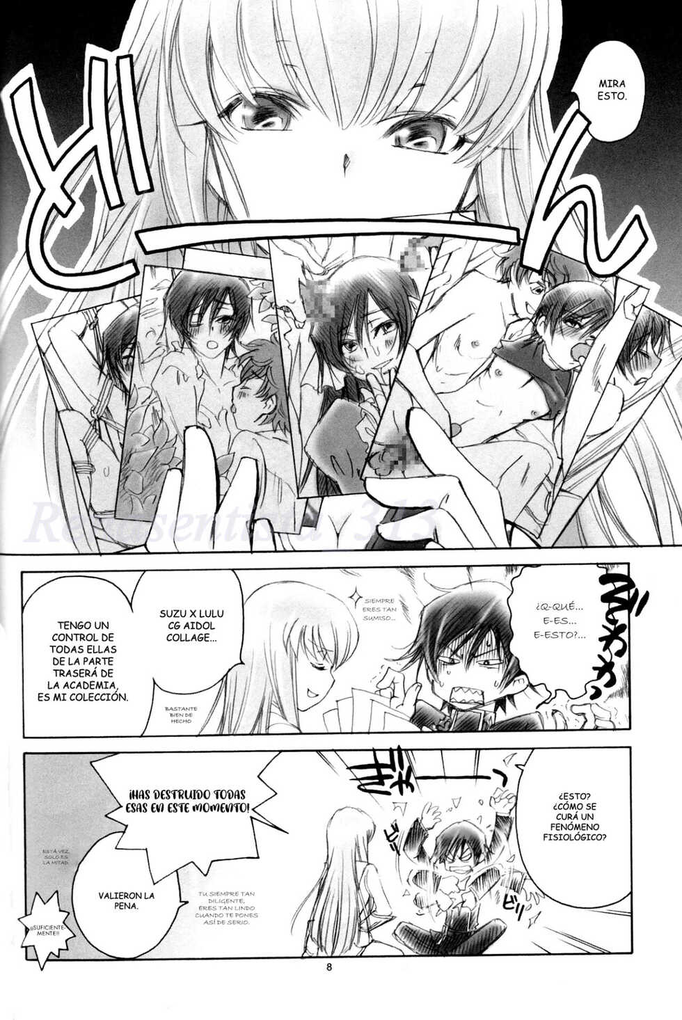 (SUPER18) [Yamaguchirou (Yamaguchi Shinji)] LC (CODE GEASS: Lelouch of the Rebellion) [Spanish] - Page 7