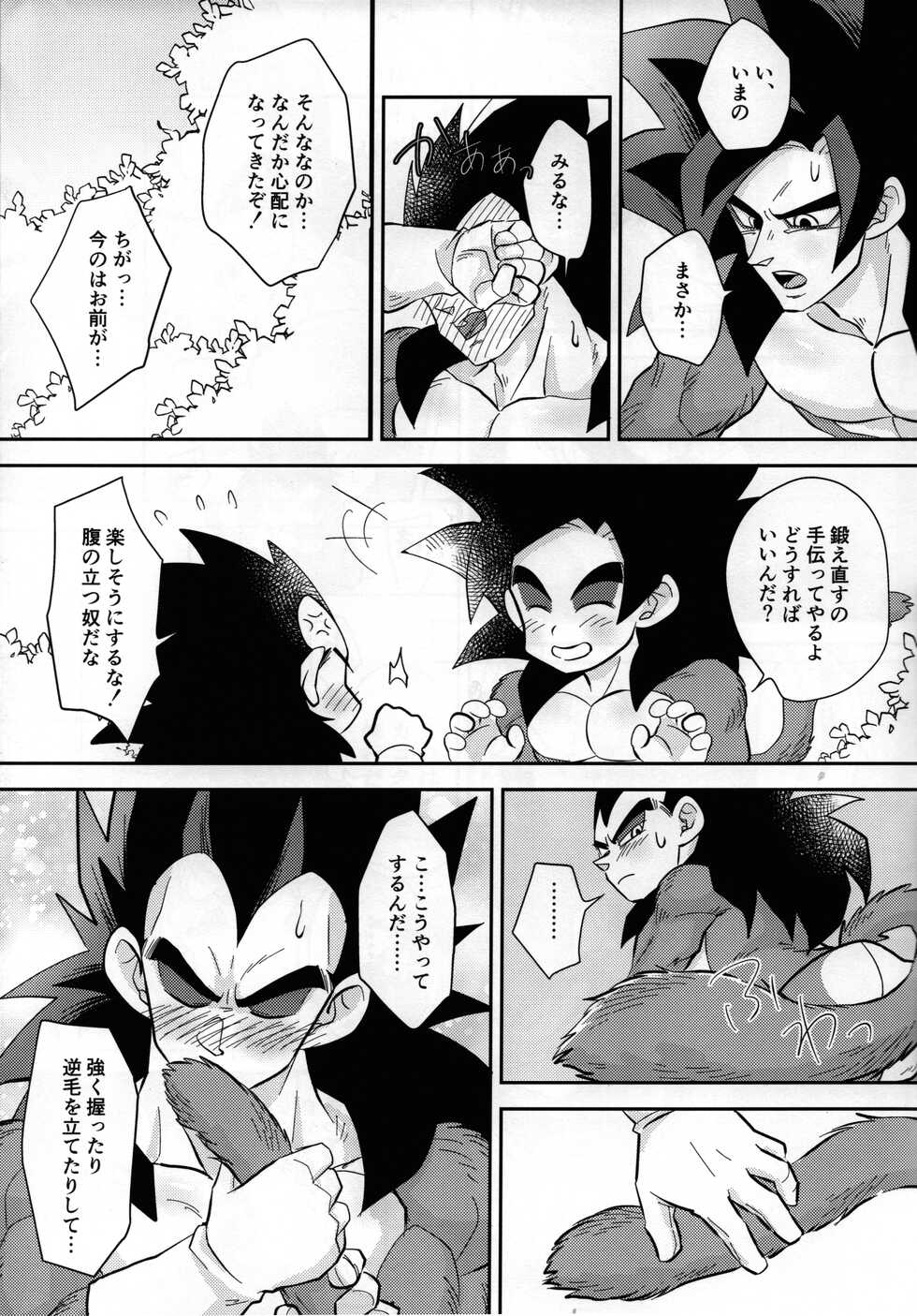 (SPARK14) [Nishimun (Nishimu)] Vegeta no Shippo ga Konnani Binkan na Wake ga nai! (Dragon Ball GT) - Page 12