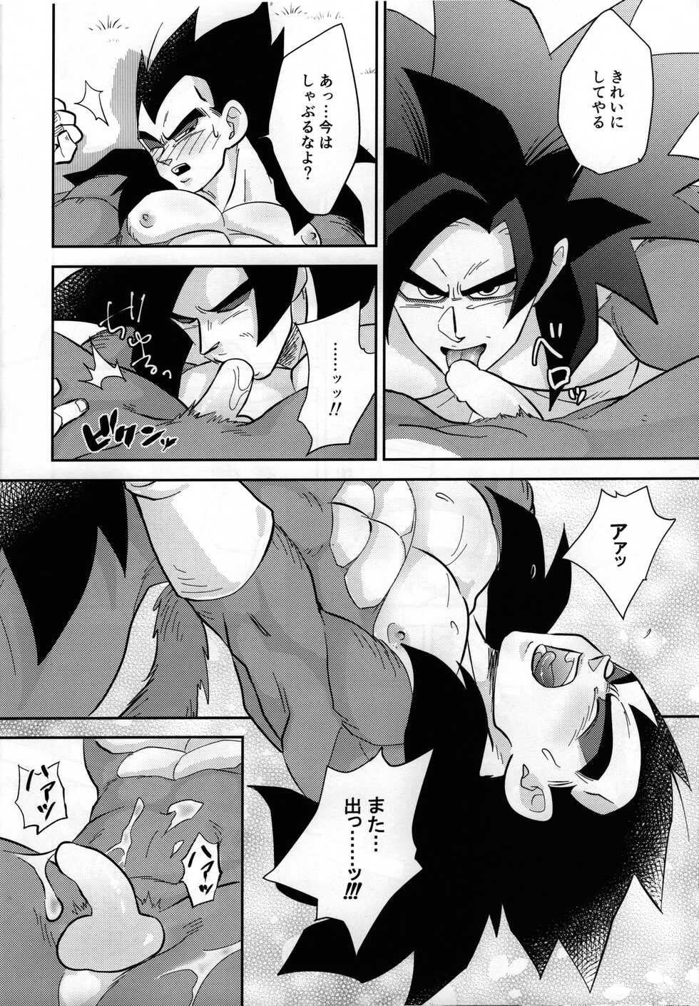 (SPARK14) [Nishimun (Nishimu)] Vegeta no Shippo ga Konnani Binkan na Wake ga nai! (Dragon Ball GT) - Page 17