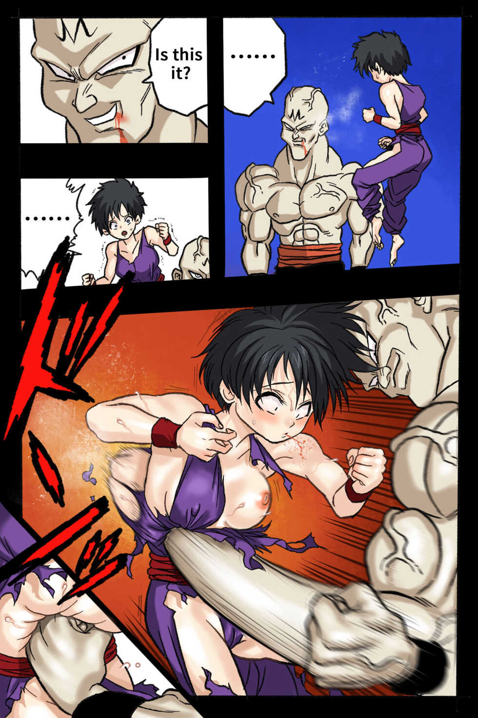 [Okamoto Gahaku] Ryona Tenkaichi Budokai 2 (Dragon Ball Z) [English] - Page 9