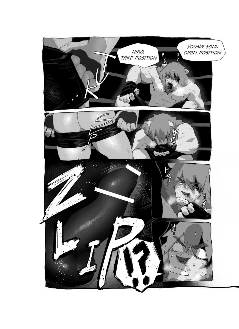 [Nomifuki] Bear Hug Battle (Vol. 5) - YoungSoul vs Hero (Incomplete) - Page 5