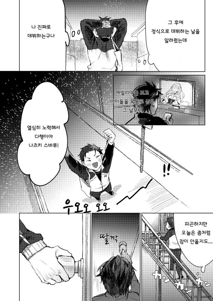 [Teika (Sanchi Chokusou! Yami Oji-san)] Subaru-kun nara Yurushite kureru (Re: Zero kara Hajimeru Isekai Seikatsu) [Korean] [Digital] - Page 7
