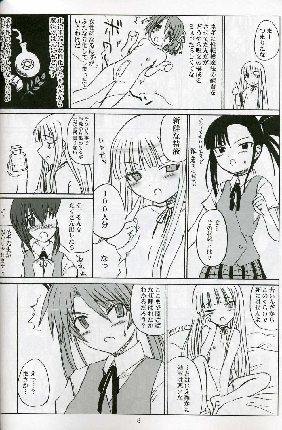 (Futaket 2) [VOLTCOMPANY. (Asahimaru)] Futanari Sensei Futa Negi! (Mahou Sensei Negima!) - Page 8