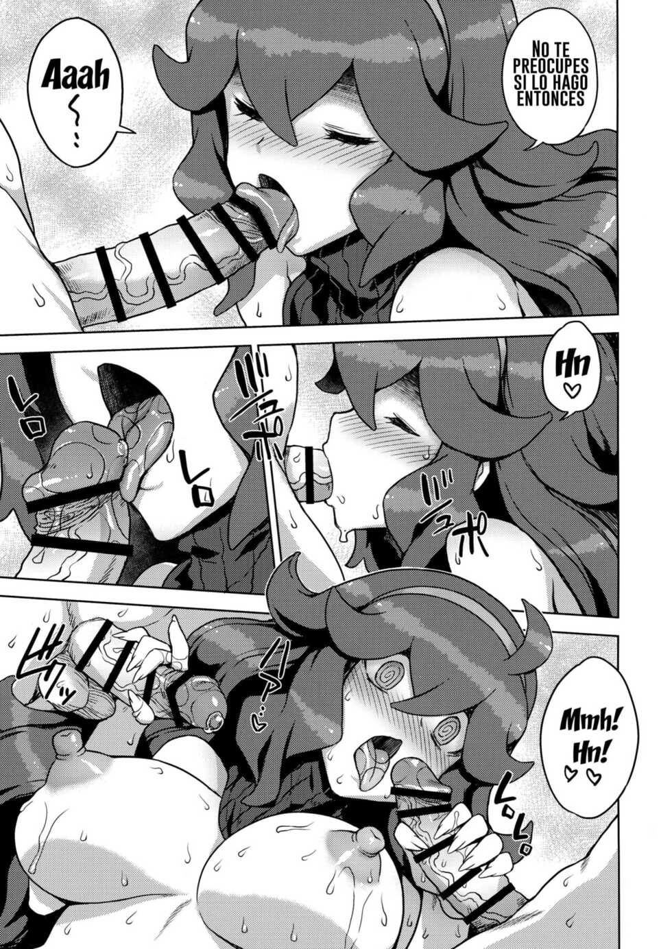 (C96) [Choujikuu Yousai Kachuusha (Denki Shougun)] Occult Mania-chan no Milk Factory (Pokémon) [Spanish] - Page 12