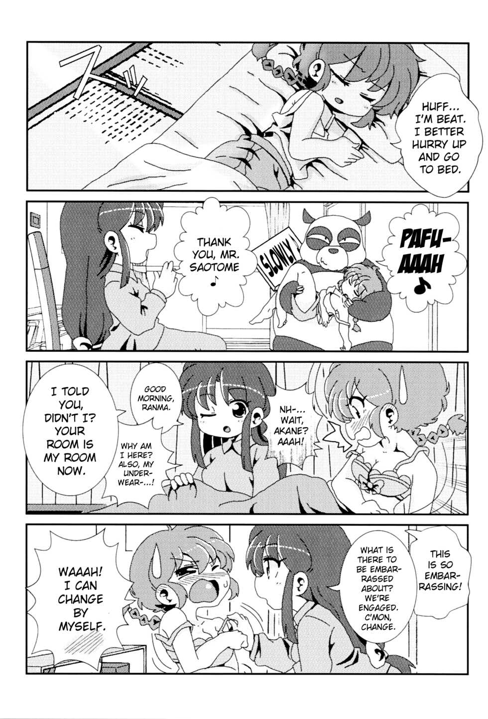 (C99) [One or Eight (Odochi)] Akane ga Ranma ♀ ni Zokkon na Ken | Akane Ranma ♀ is a chilling matter (Ranma 1/2) [English] [ChoriScans] - Page 12