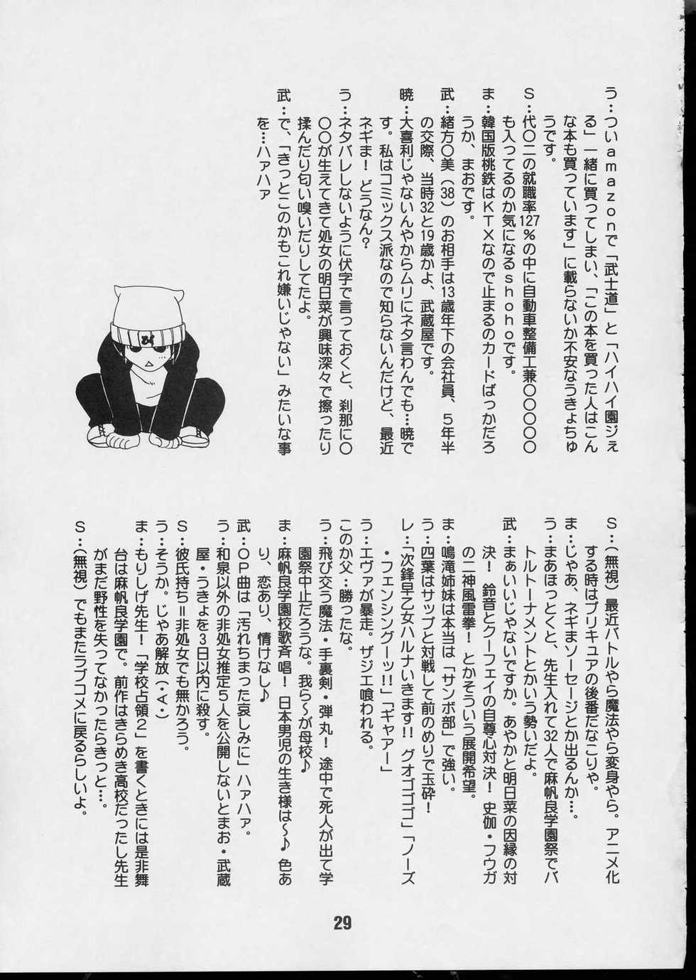 (CR35) [Shinohara Heavy Industry (Various)] Negina. 3 (Mahou Sensei Negima!) - Page 28