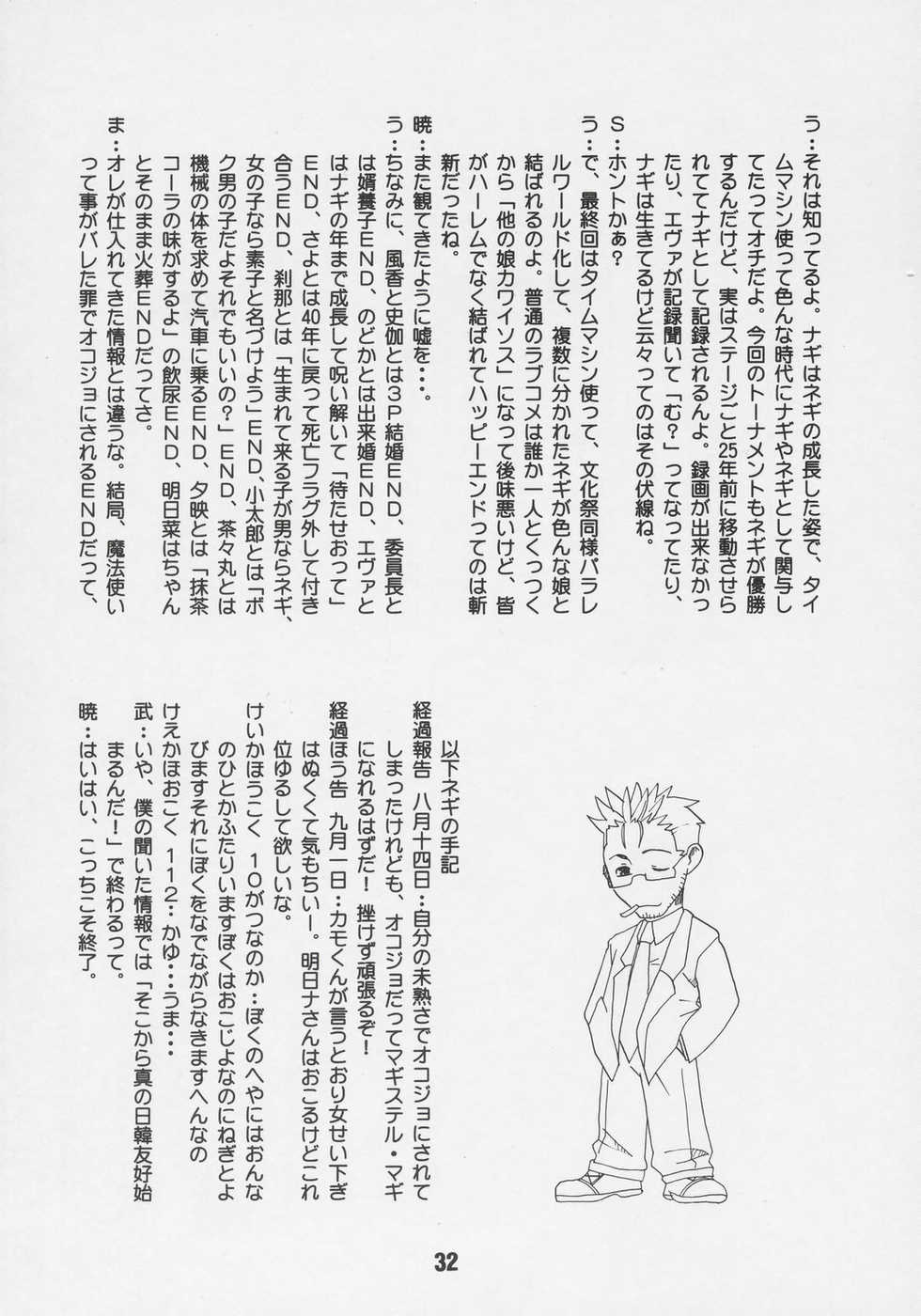 (C68) [Shinohara Heavy Industry (Various)] Negina. 6 (Mahou Sensei Negima!) - Page 31