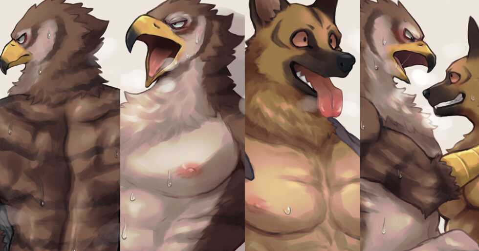 [k0bit0wani] Gym de no Kintore-go ni Muratto kicchatta Tori Onii-san [Chinese] [猫咪自汉化] - Page 1