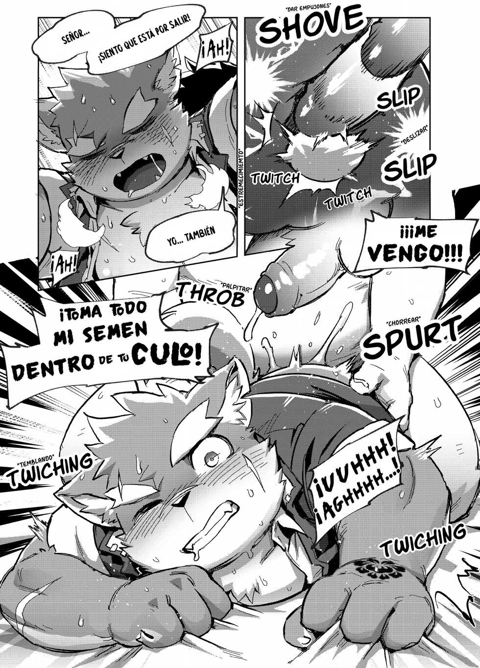 [SSU] Shoukan Appli de Muriyari Yobareta Moritaka! tte, Hatsujouki? |  ¡Moritaka fue invocado a la fuerza por la aplicación de Invocación! Espera, ¿Él está en celo? | Moritaka was forcibly summoned by Summoning app! Wait, He's in heat? [Spanish] [Digital] - Page 16