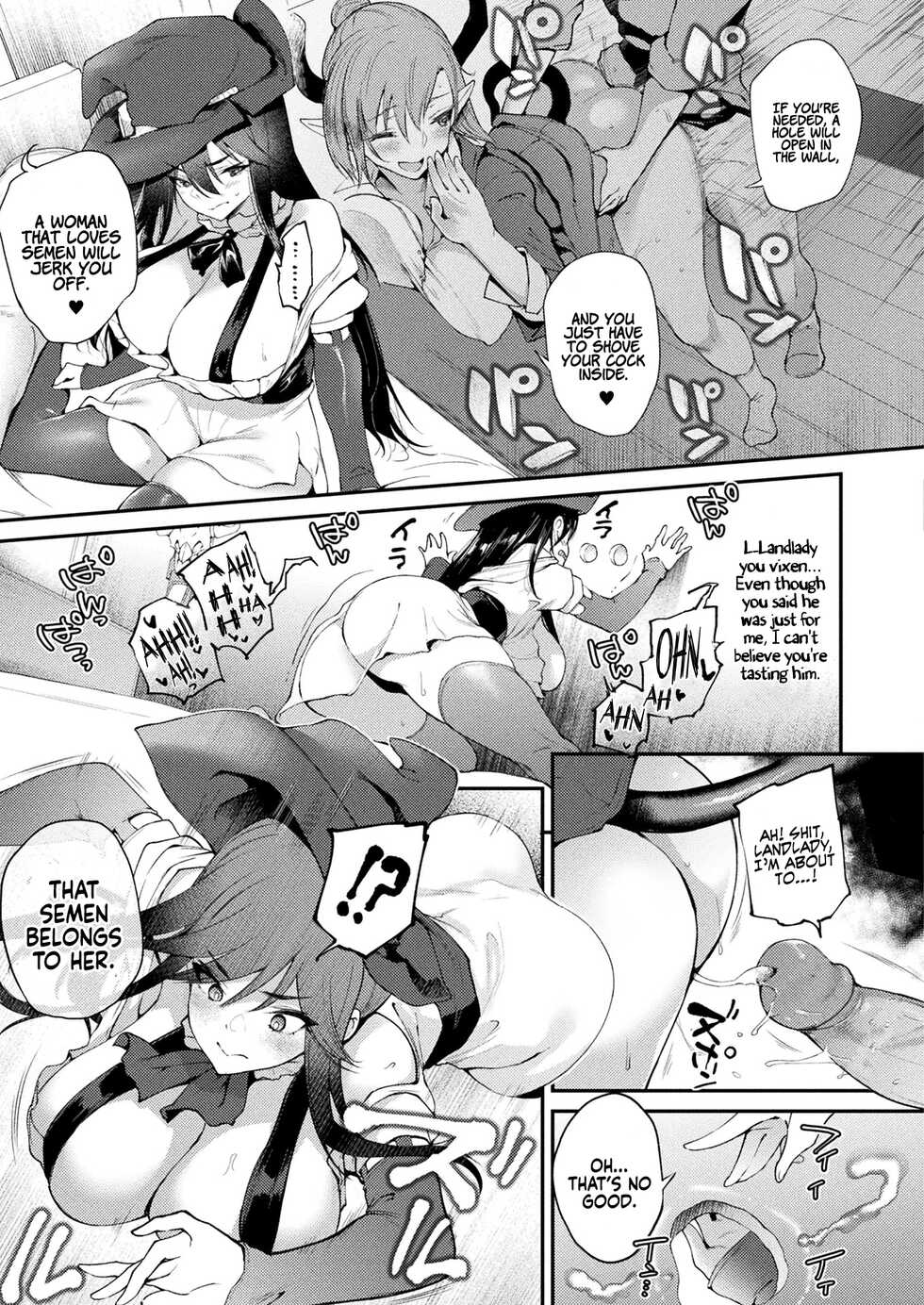 [Oohira Sunset] Kabeana Tsuki Juukyo e Youkoso 301-goushitsu Majo Celina no Baai | Welcome to the Residence with a Glory Hole. Room 301 Witch Celina’s Case 1-2 [English] [Coffedrug] [Decensored] [Digital] - Page 5