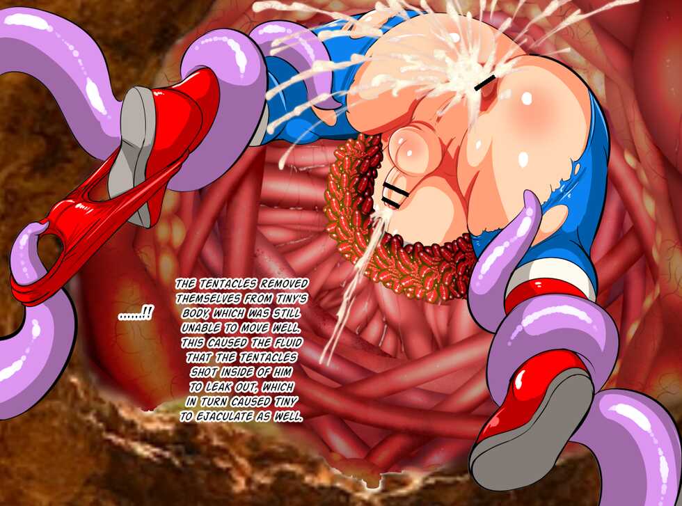 [Ankoku Marimokan (marimo)] TINY JUSTICE ~Tansaku! Shotagui Shokushu Doukutsu~ [English] [mysterymeat3] - Page 24