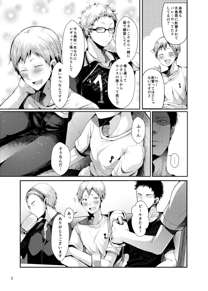 [DOUX (-A)] Seiteki Paranoia (Haikyuu!!) - Page 4