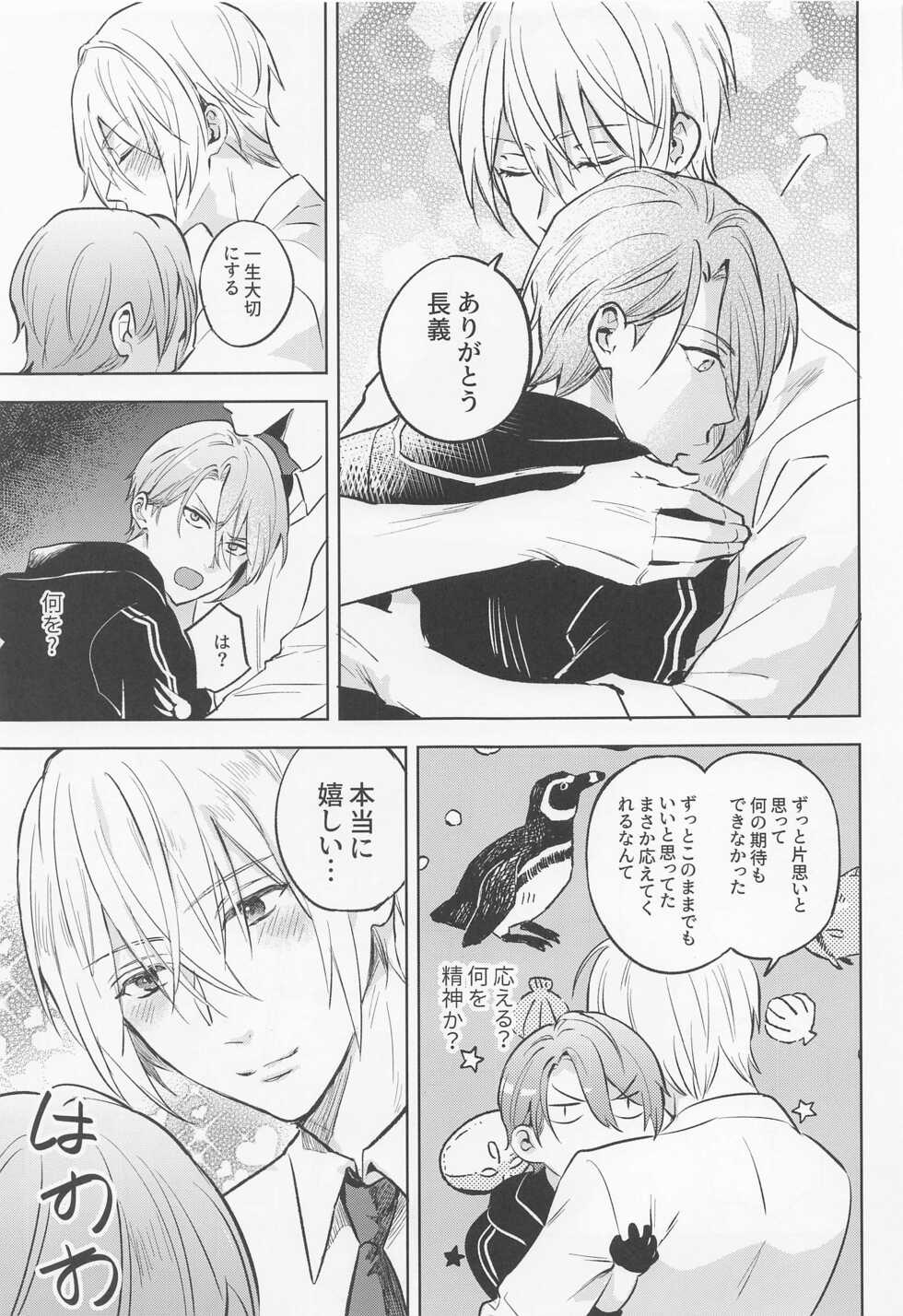 [6Am (点点金光)] Chougi-kun wa Rikon o Ganbareba Ganbaru hodo Shiawase ni Naru (Touken Ranbu) - Page 18