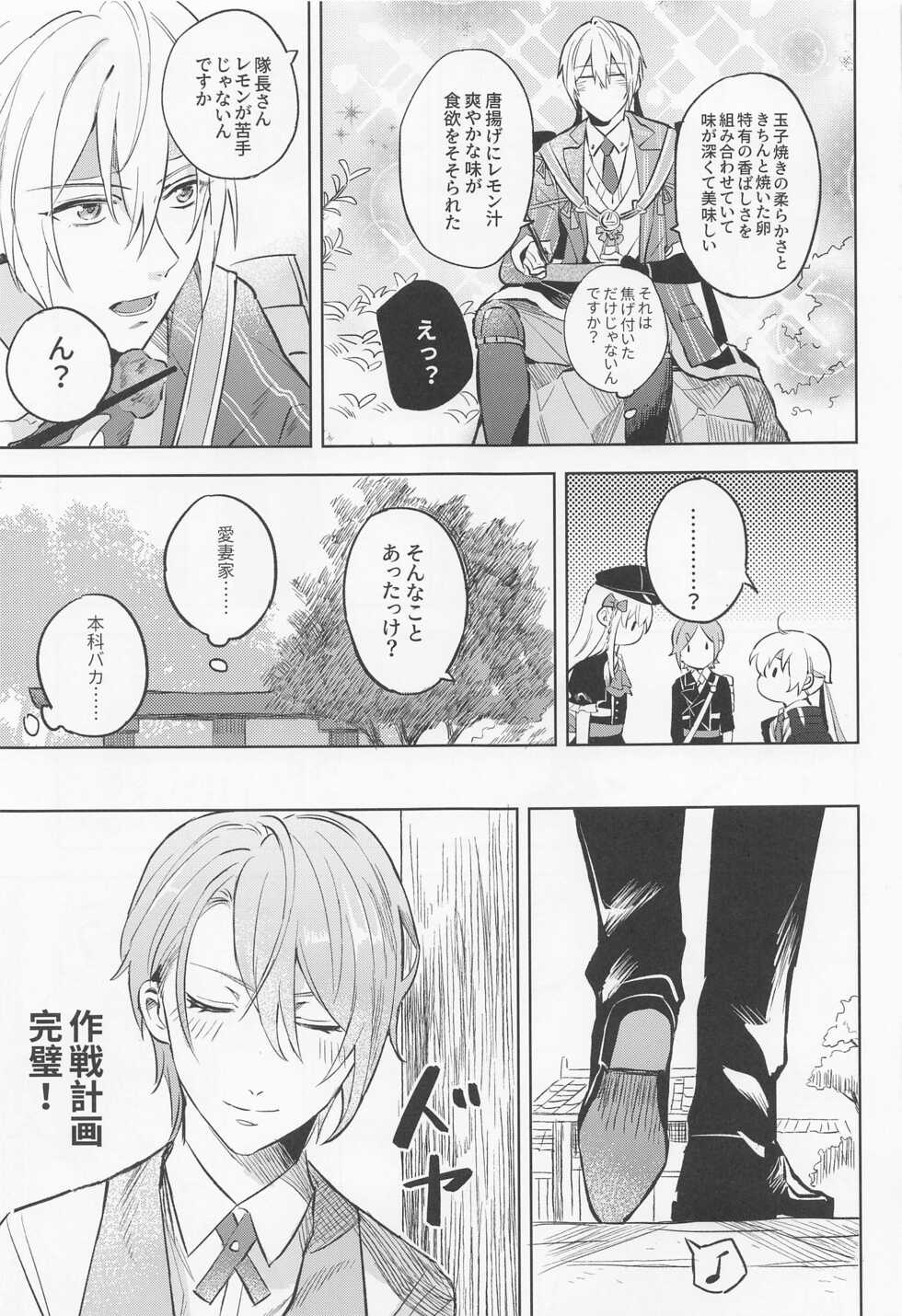 [6Am (点点金光)] Chougi-kun wa Rikon o Ganbareba Ganbaru hodo Shiawase ni Naru (Touken Ranbu) - Page 30