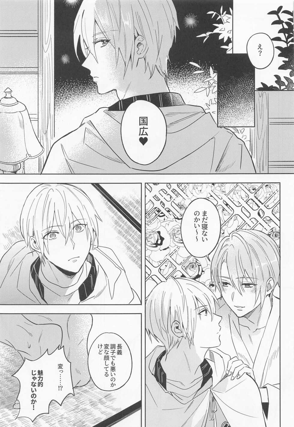 [6Am (点点金光)] Chougi-kun wa Rikon o Ganbareba Ganbaru hodo Shiawase ni Naru (Touken Ranbu) - Page 40