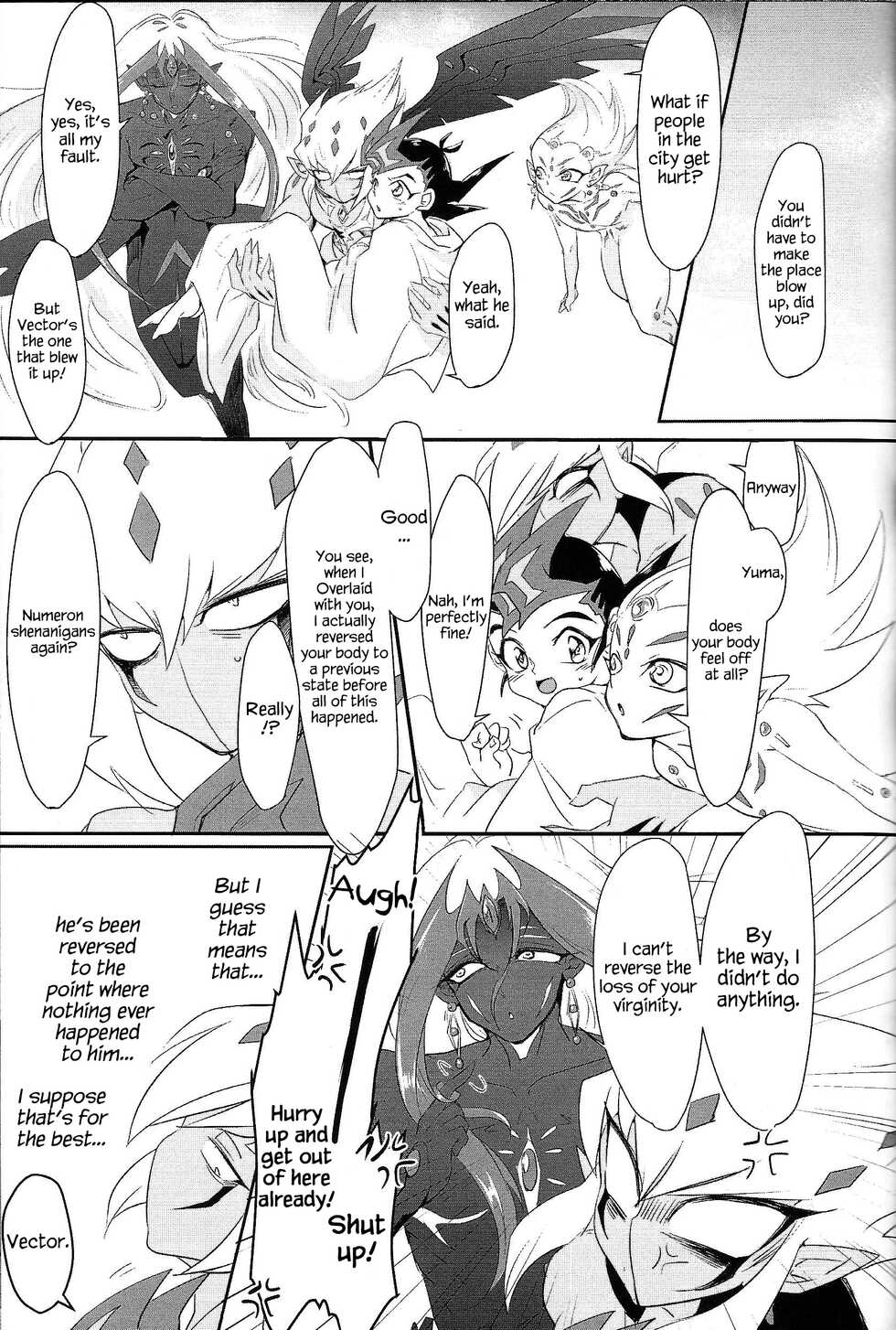(Sennen Battle Phase 14) [Poco Poco (Shachoo, yuduko)] Ankokugai no Boss wa Kodomo ga Osuki... no You desu (Yu-Gi-Oh! ZEXAL) [English] {Hennojin} - Page 20
