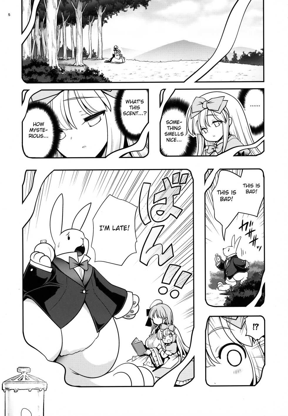 [Yosutebito na Mangakaki (Tomoki Tomonori)] Onna dake Nemurasu Kouro to Mezamesu Aegu Osanai Alice (Alice in Wonderland) [2022-01-30] [English] [FC] - Page 4