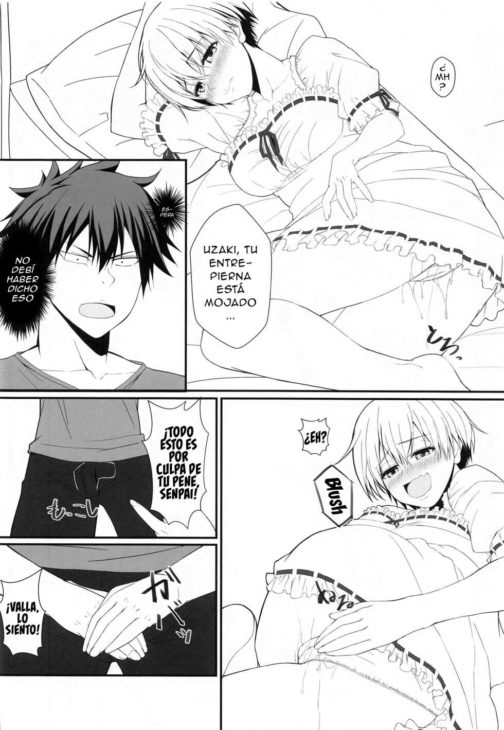 [Jinsei Saigo no Asobi. (Sakura Ryota)] Uzaki-chan wa Senpai to H Shitai! | Uzaki-chan Quiere Tener Sexo Con Senpai! (Uzaki-chan wa Asobitai!) [Spanish] - Page 5