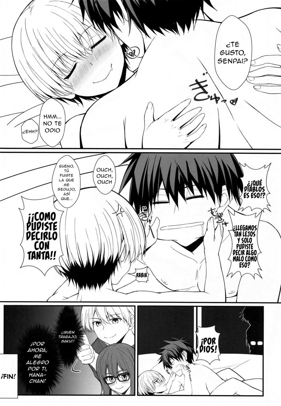 [Jinsei Saigo no Asobi. (Sakura Ryota)] Uzaki-chan wa Senpai to H Shitai! | Uzaki-chan Quiere Tener Sexo Con Senpai! (Uzaki-chan wa Asobitai!) [Spanish] - Page 13