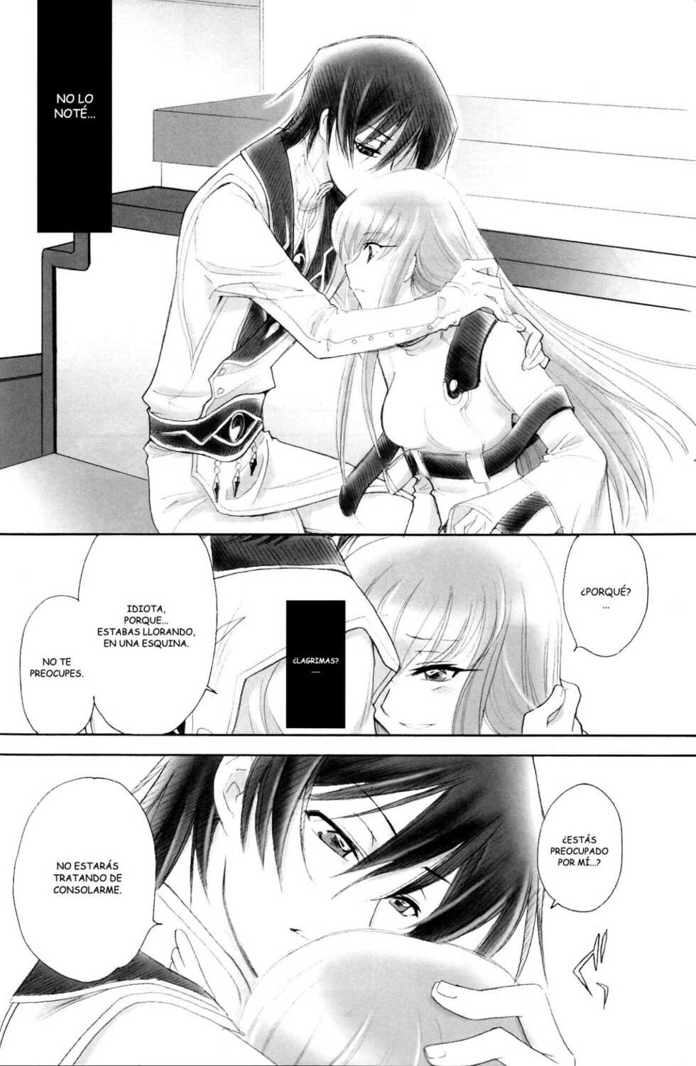 (C76) [Yamaguchirou (Yamaguchi Shinji)] Play Dead (CODE GEASS: Lelouch of the Rebellion) [Spanish] - Page 9