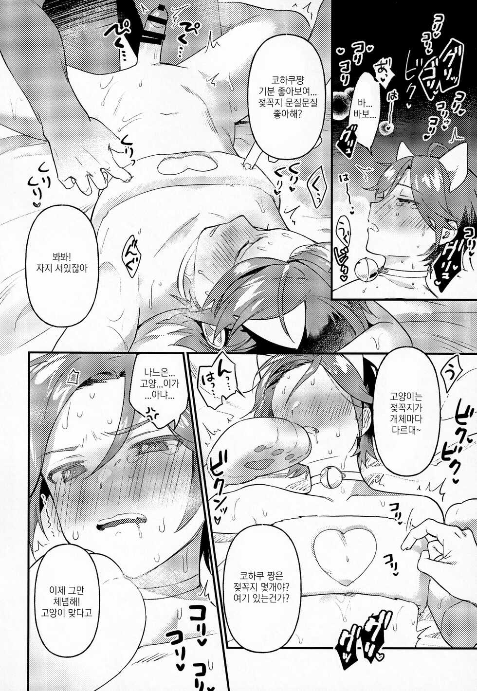 [Hattori (Tori)] Kawaii NeKohaku-chan | 귀여운 네코하쿠 쨩 (Ensemble Stars!) [Korean] - Page 11