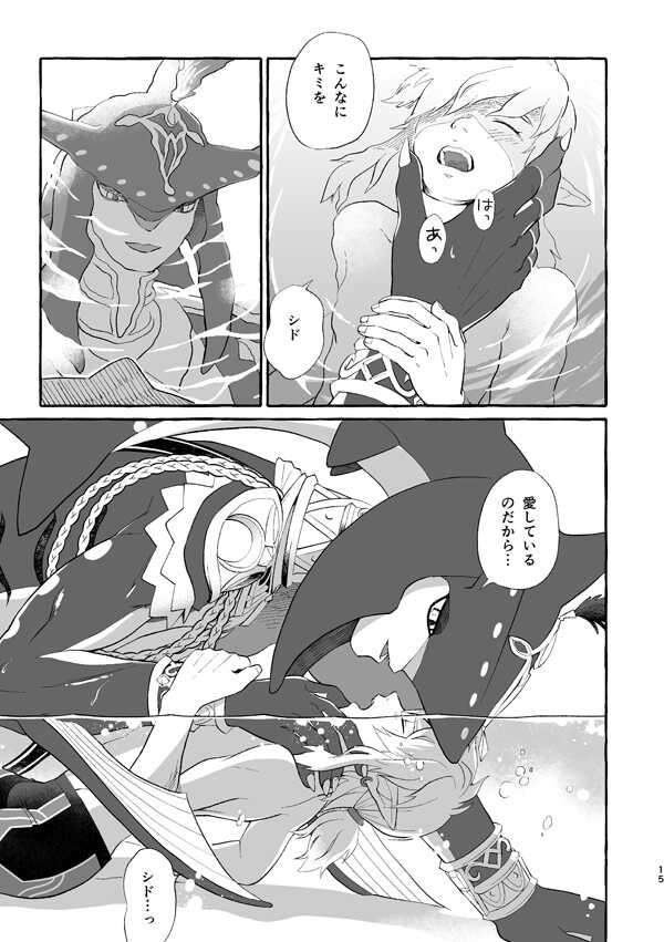 [tsugumi_pp (Tsugumi)] Water (The Legend of Zelda: Breath of the Wild) [Digital] - Page 14