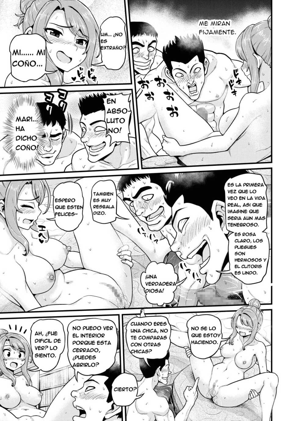 [Chimamire Yashiki (Gachonjirou)] Game Tomodachi no Onnanoko to Onsen Ryokou de Yaru Hanashi NTRver. [Spanish] - Page 21