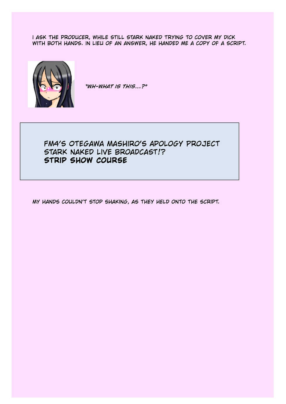 [Kamebeya (Kame)] Hadaka Odori Kouza ~Houkei Futanari Idol Mashiro Hen~ | ~Phimosis Futanari Idol Mashiro~ Stripshow Course [English] [QuarantineScans] - Page 13