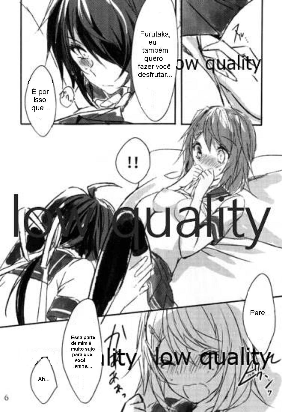 (C89) [my pace world (Kabocha Torte)] Toaru Juujun Shimai no Yotogi Jijou (Kantai Collection -KanColle-) [Portuguese-BR] [Biblioteca Yuri] - Page 6