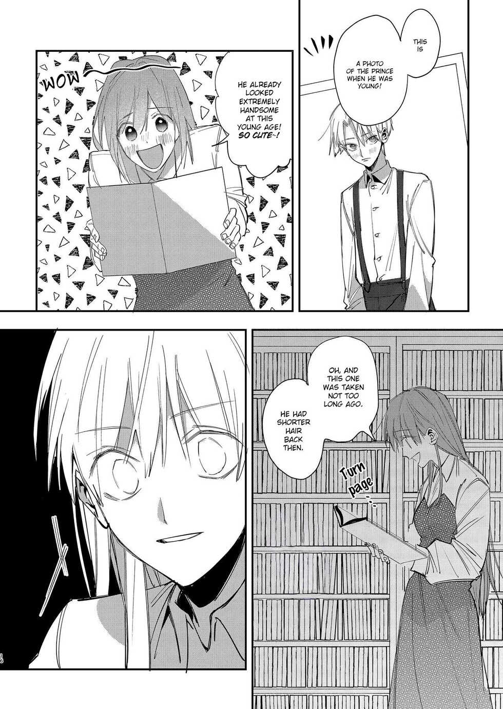[Umenegi Daimyoujin (Umekoppe)] Yandere Ouji ga Shachiku Onna no Watashi o Hanasanai | The Yandere Prince Won't Let Me Slip Away (English) [Digital] - Page 18