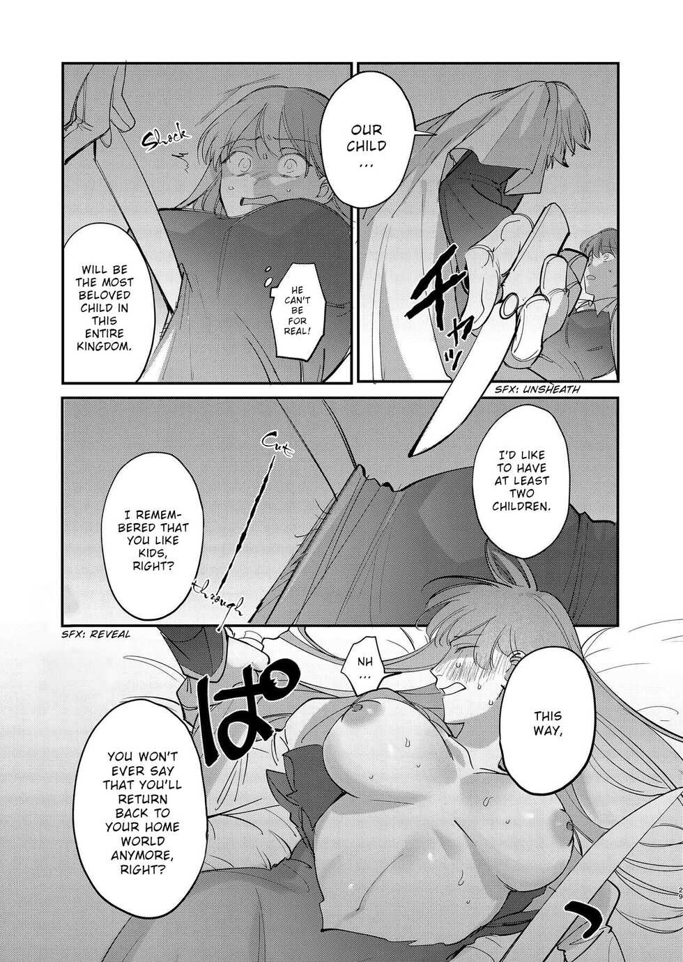 [Umenegi Daimyoujin (Umekoppe)] Yandere Ouji ga Shachiku Onna no Watashi o Hanasanai | The Yandere Prince Won't Let Me Slip Away (English) [Digital] - Page 31