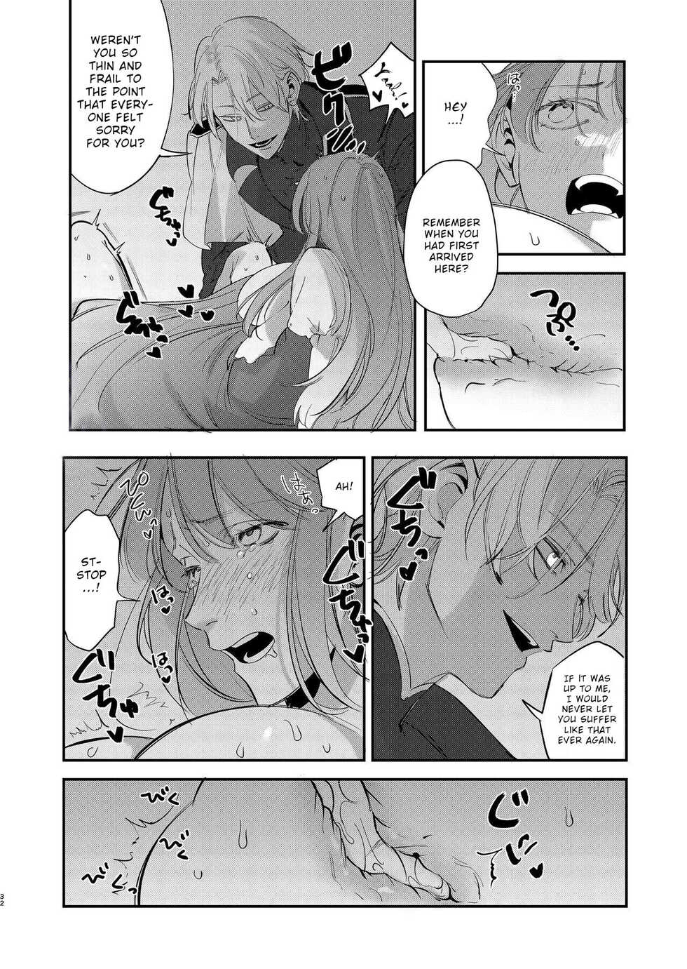 [Umenegi Daimyoujin (Umekoppe)] Yandere Ouji ga Shachiku Onna no Watashi o Hanasanai | The Yandere Prince Won't Let Me Slip Away (English) [Digital] - Page 34