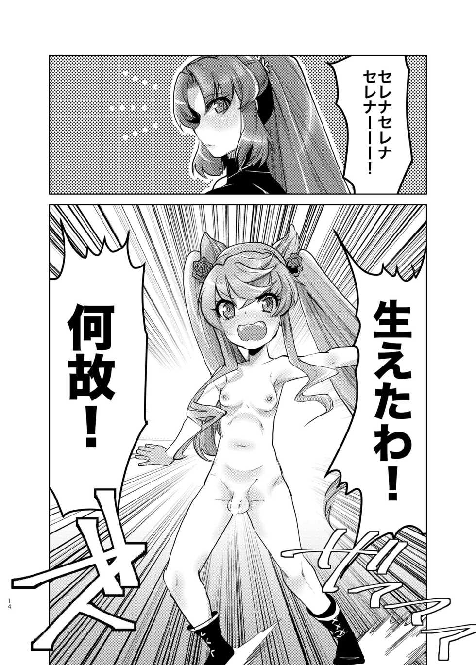 [Ikka Risan (Shibako)] Okkii Serena ga Futanari de Chicchai Maria o Harabote sasechau Shimai Ai (Senki Zesshou Symphogear) [Digital] - Page 13