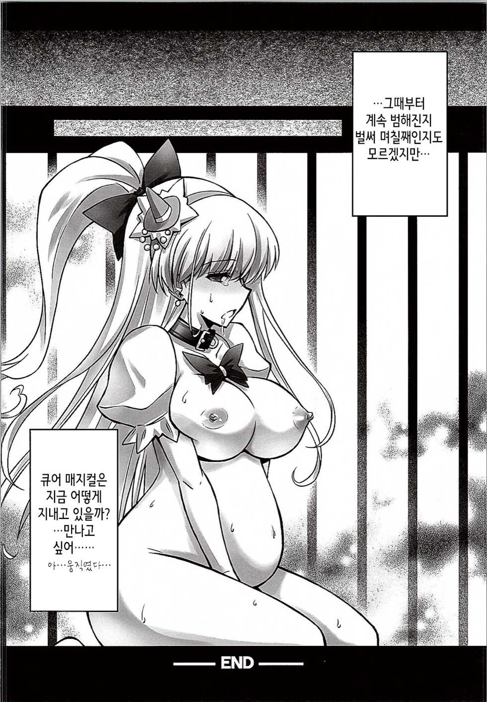 (C90) [Blue Garnet (Serizawa Katsumi)] Majo Ryoujoku | 마녀 능욕 (Mahou Tsukai PreCure!) [Korean] - Page 24