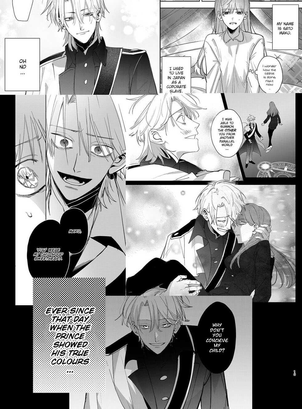[Umenegi Daimyoujin (Umekoppe)] Yandere Ouji ga Shachiku Onna no Watashi o Hanasanai | The Yandere Prince Won't Let Me Slip Away 2 (English) [Digital] - Page 14