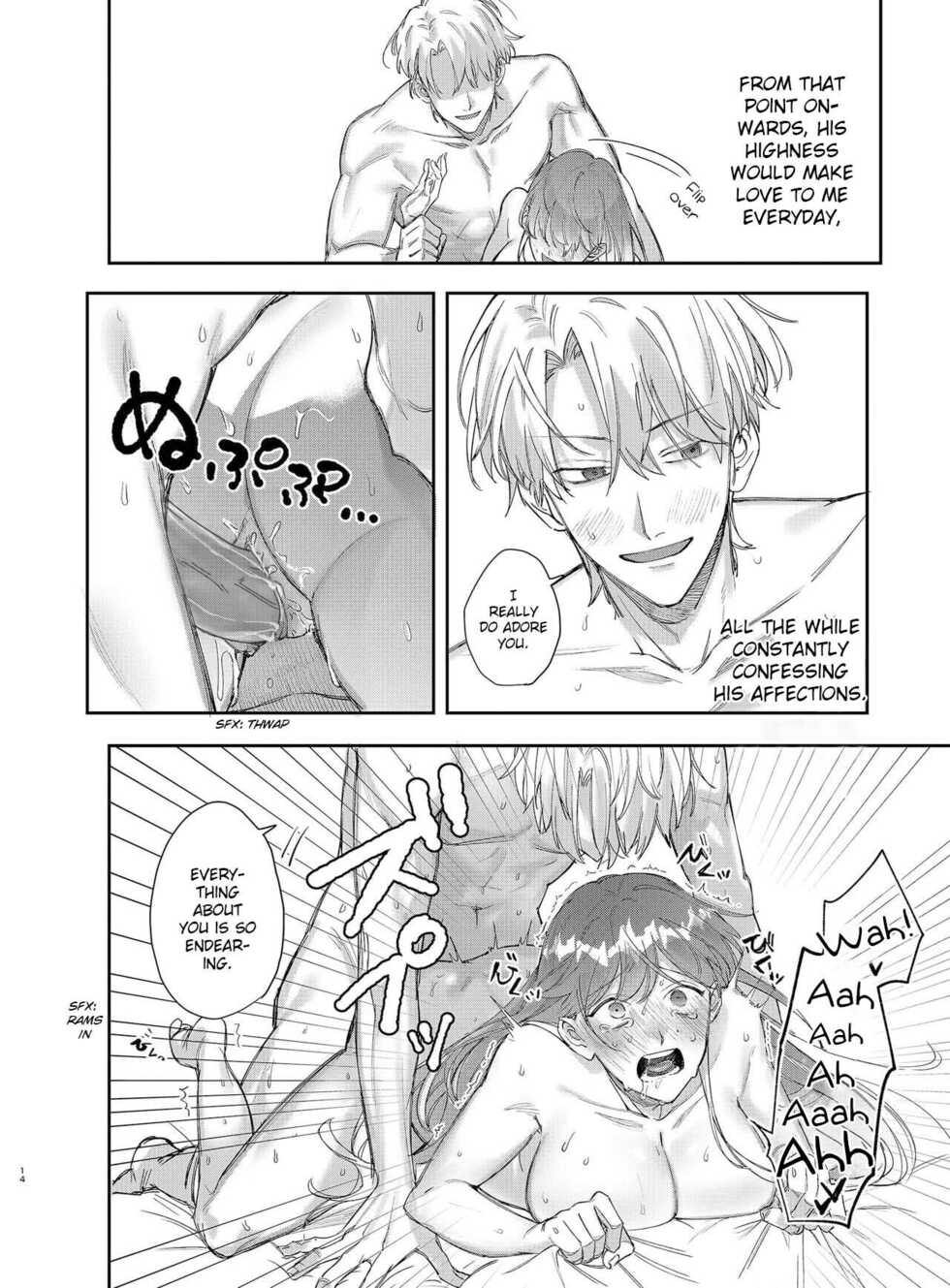[Umenegi Daimyoujin (Umekoppe)] Yandere Ouji ga Shachiku Onna no Watashi o Hanasanai | The Yandere Prince Won't Let Me Slip Away 2 (English) [Digital] - Page 15
