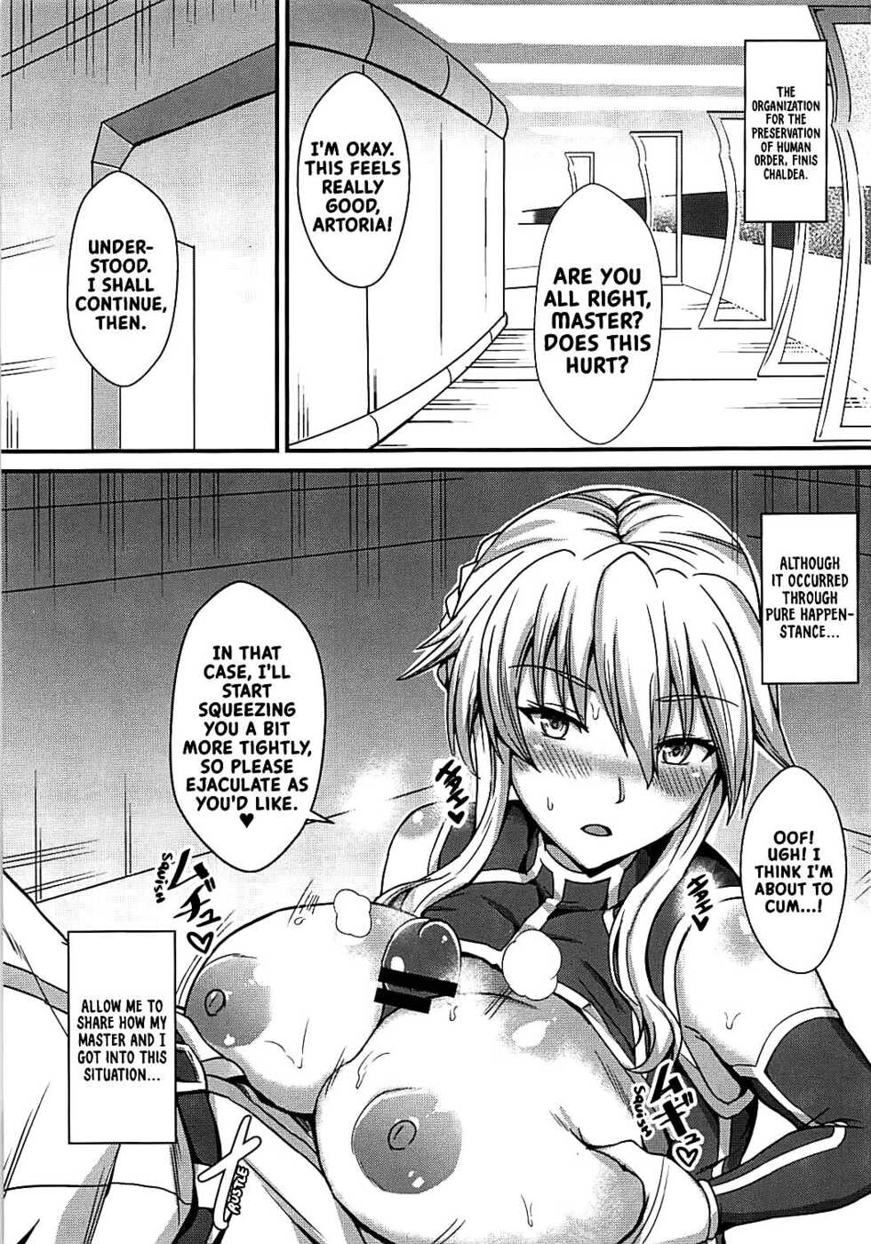 (COMIC1☆13) [Kaokuba (Shinyashiki)] Chichiue to Zuppori Ecchi Shitai! | I Want to Do Lewd Things with Your Breasts! (Fate/Grand Order) [English] [xinsu] - Page 2