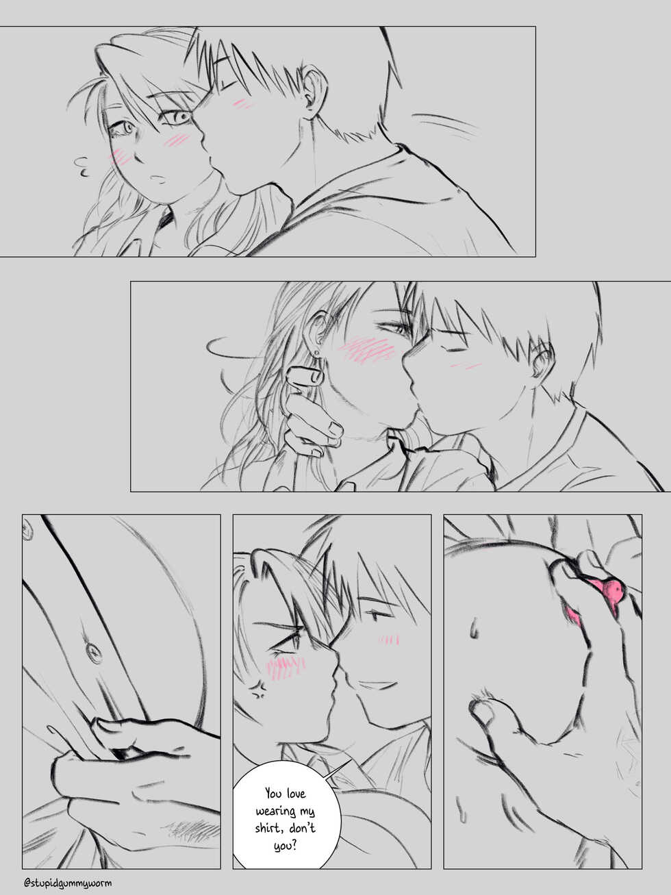 [stupidgummyworm] Kitchen (fullmetal alchemist: riza hawkeye + roy mustang)[english] - Page 1