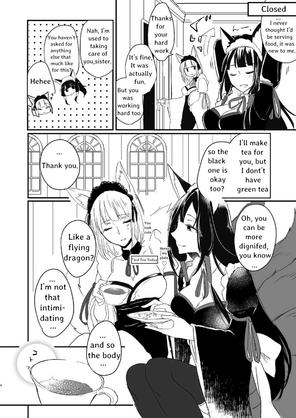 [Yuribatake Bokujou (Kon)] Nugasouga Nugasumaiga Kawaii Koto ni wa Kawarinai | Whether you take them off or not, you are still cute (Azur Lane) [English] [Kneglic Translationz] [Digital] - Page 3