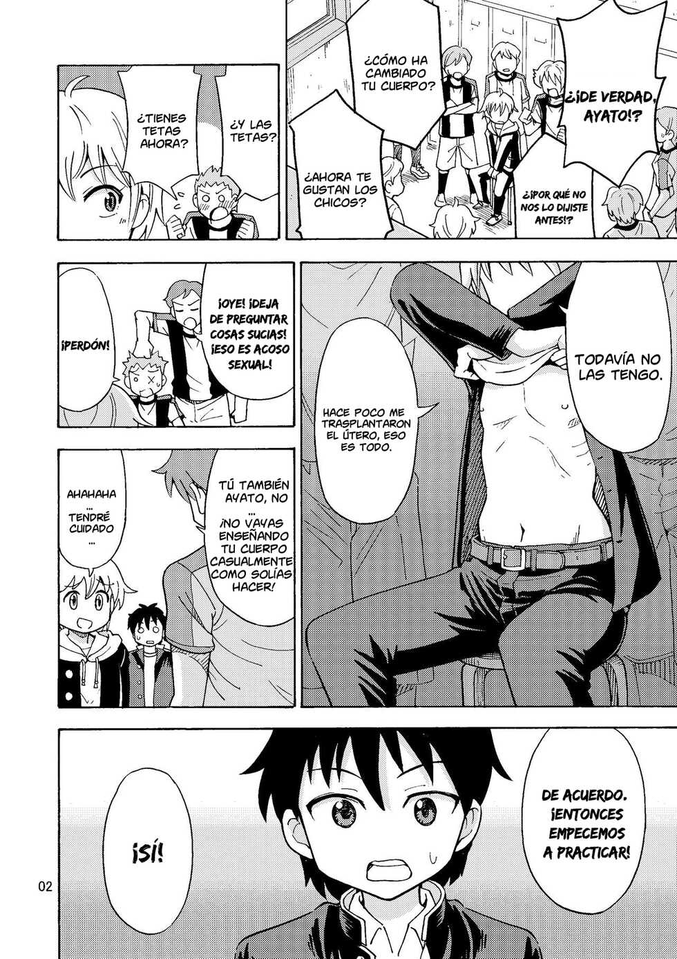 [Yoshida Gorou Shoukai (Yoshida Gorou)] Shinyuu ga Onnanoko ni Narimashita | My Best Friend♂ Became a Girl [Spanish] - Page 3