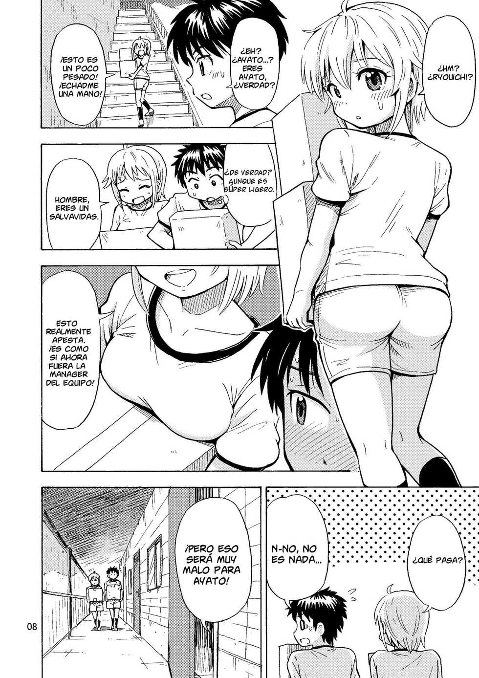 [Yoshida Gorou Shoukai (Yoshida Gorou)] Shinyuu ga Onnanoko ni Narimashita | My Best Friend♂ Became a Girl [Spanish] - Page 9