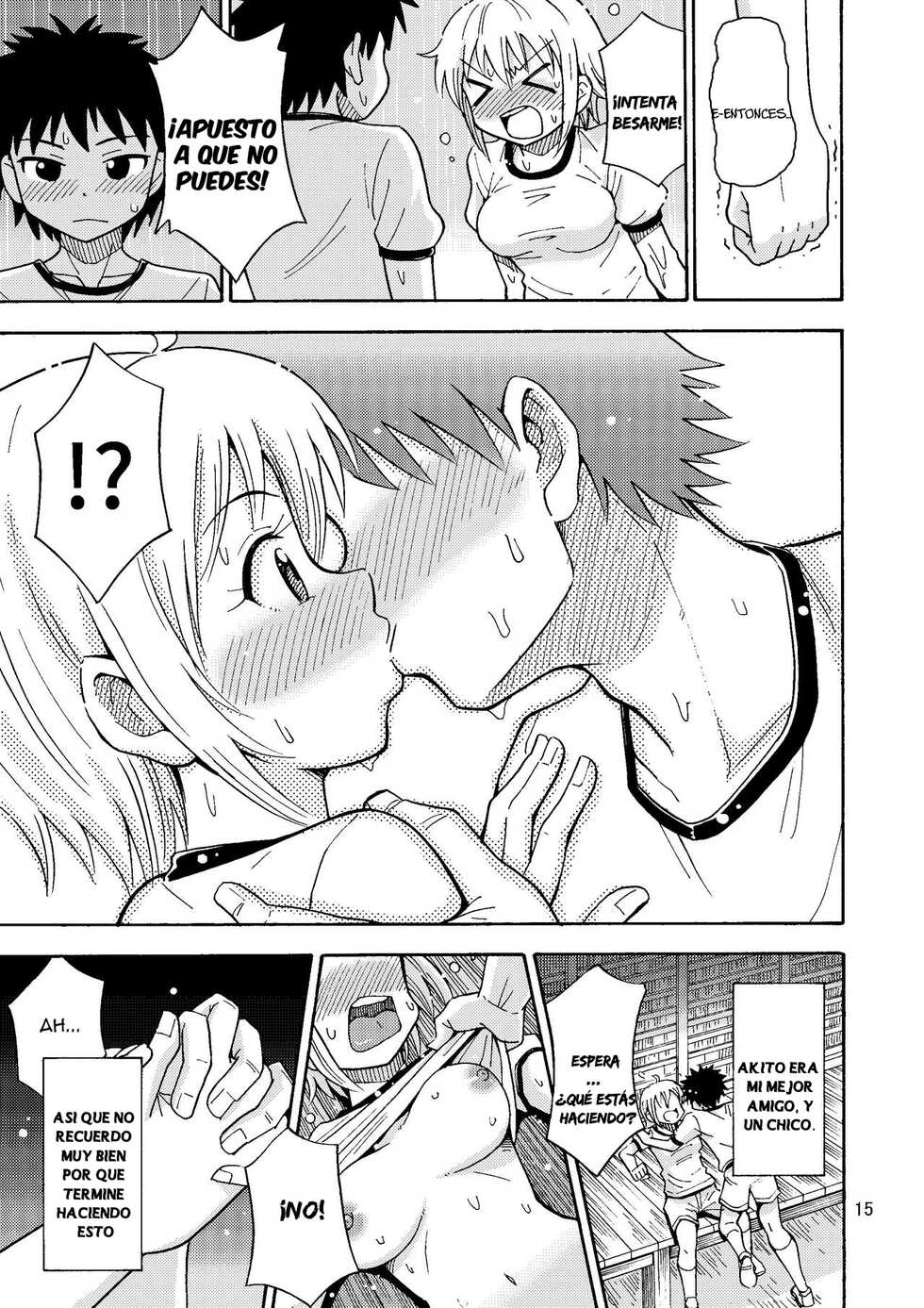 [Yoshida Gorou Shoukai (Yoshida Gorou)] Shinyuu ga Onnanoko ni Narimashita | My Best Friend♂ Became a Girl [Spanish] - Page 16